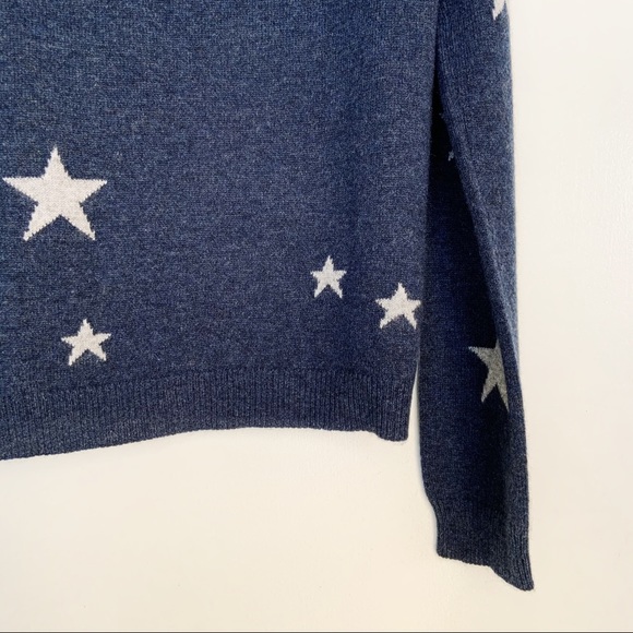NWT Philosophy 100% Cashmere Star Sweater - Picture 6 of 9
